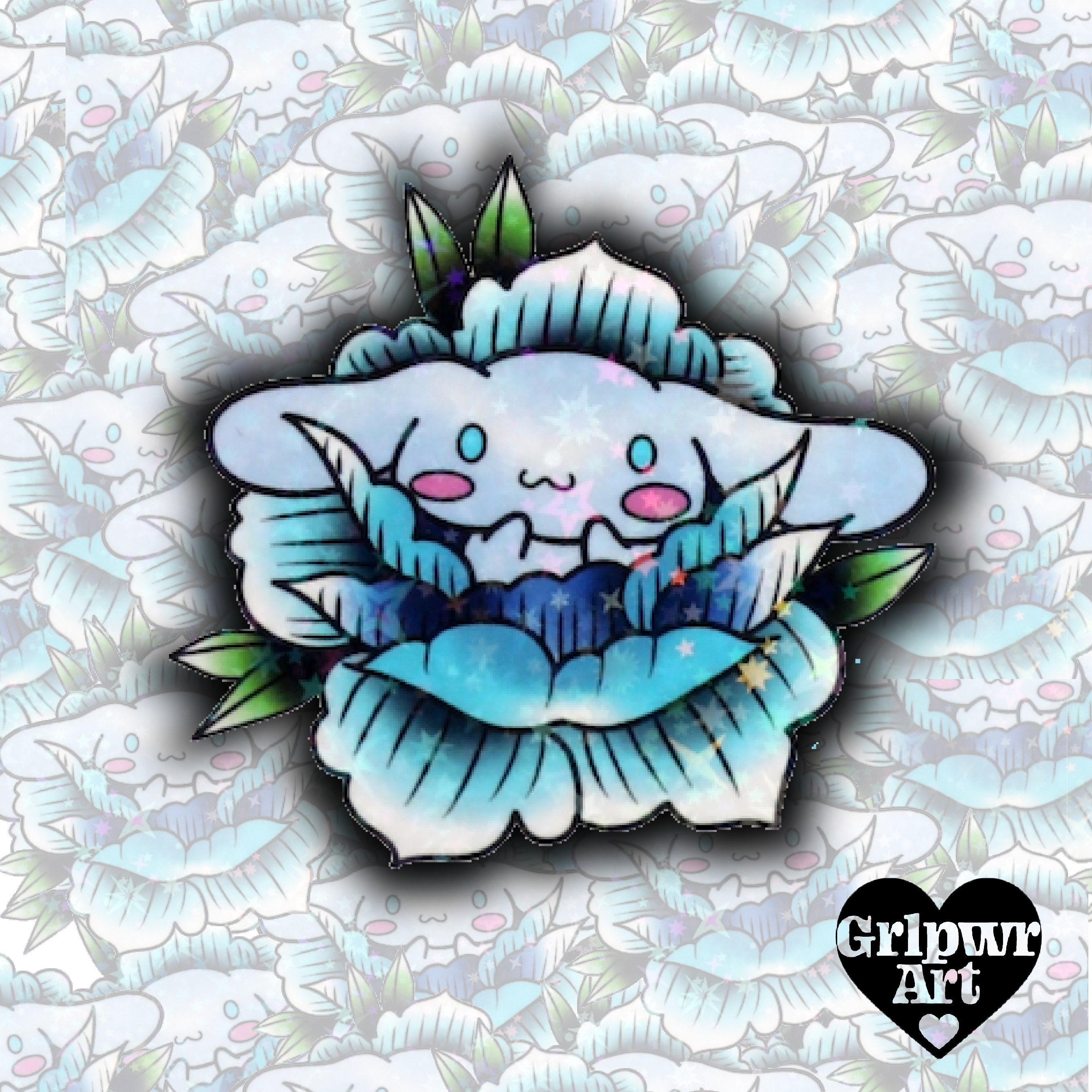 Sanrio Peonies Stickers