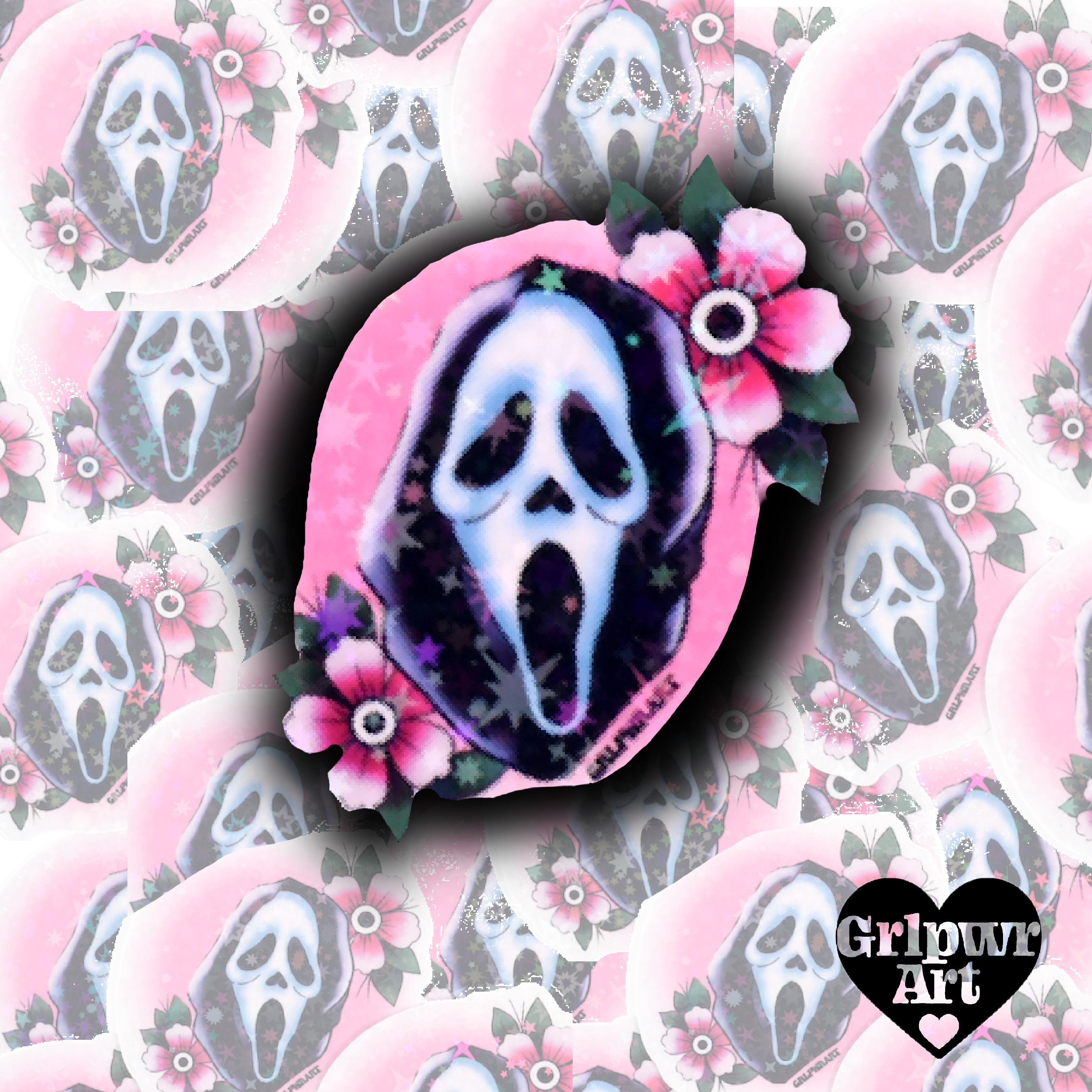 Ghostface Sticker