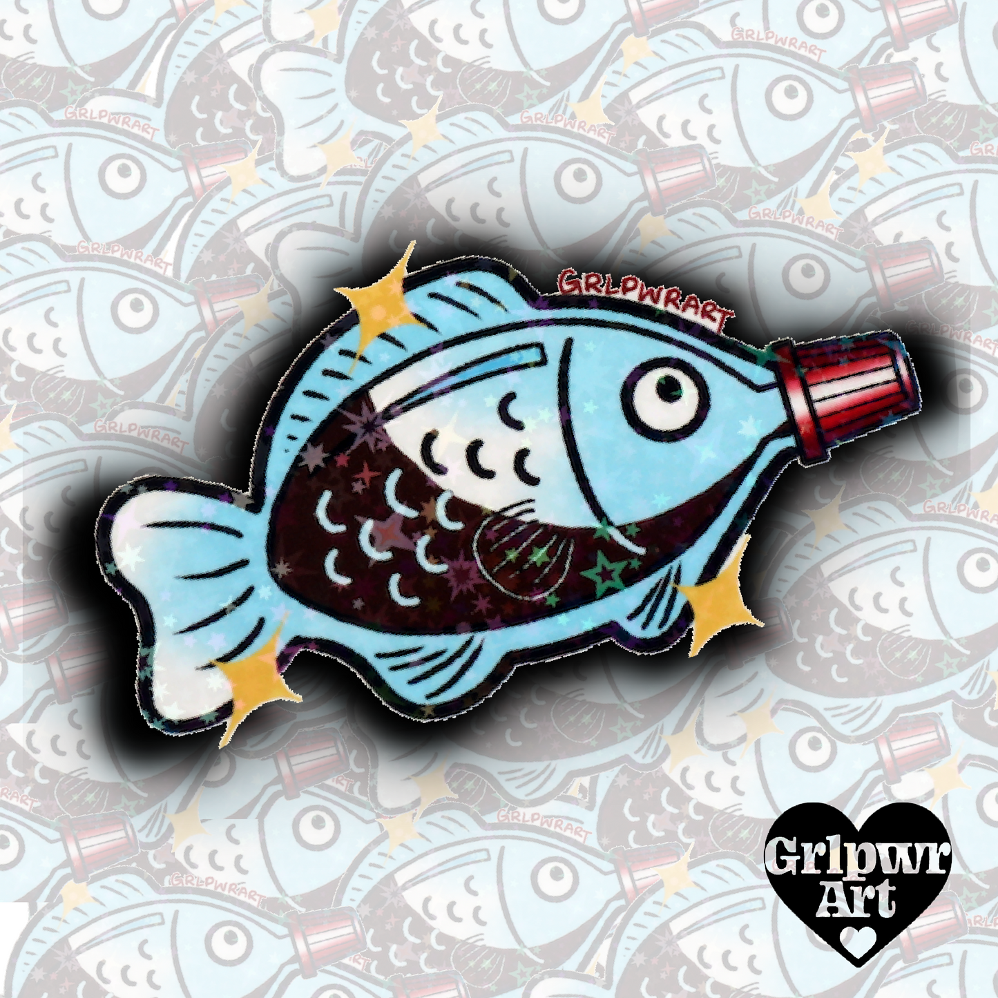 Soy Sauce Fish Sticker