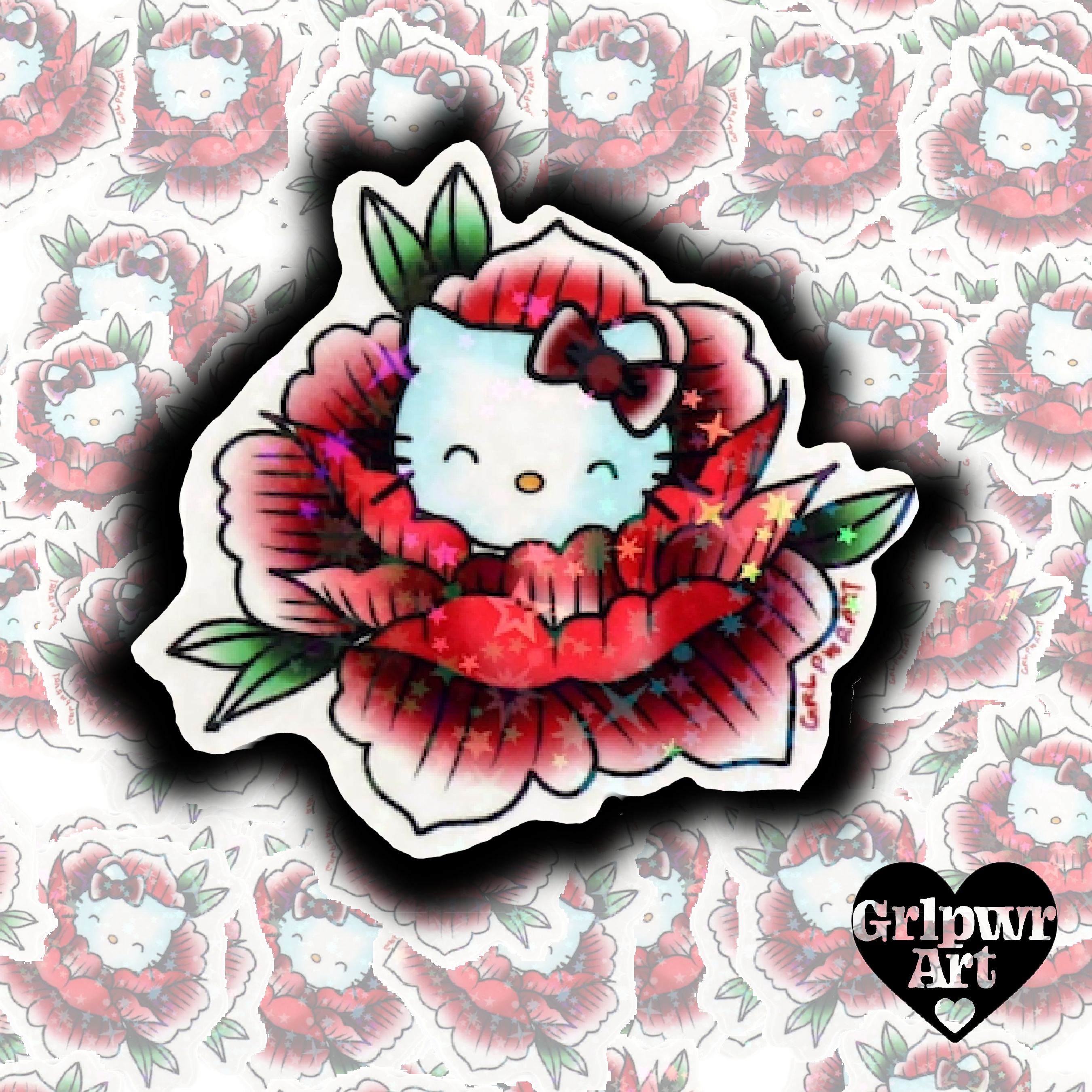 Sanrio Peonies Stickers
