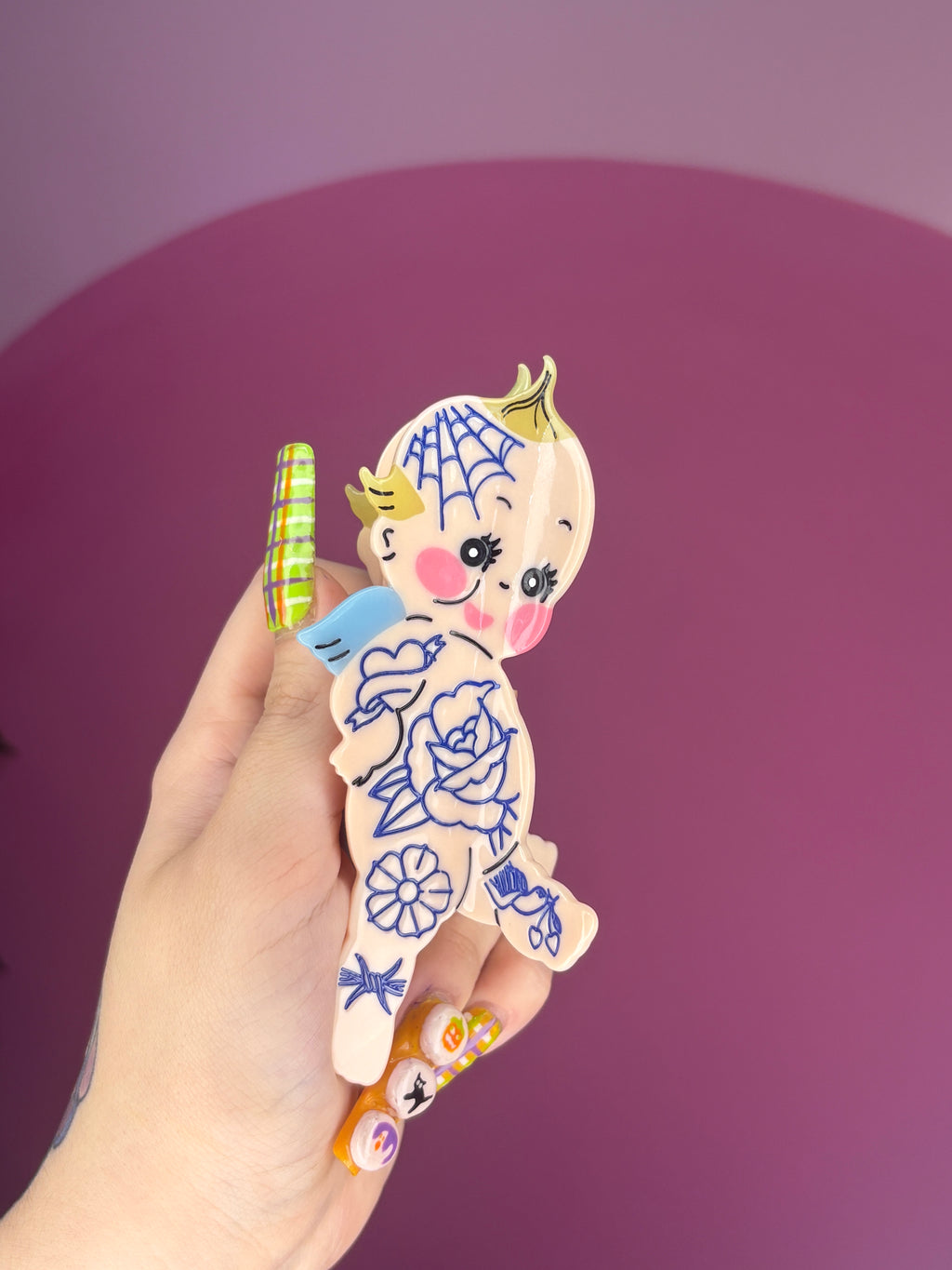 Tattooed Kewpie Claw Clip (PREORDER)