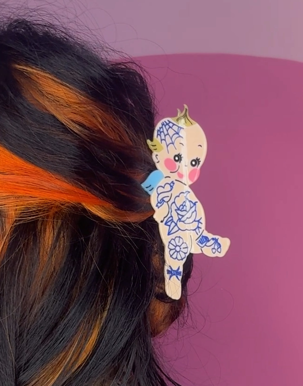 Tattooed Kewpie Claw Clip (PREORDER)