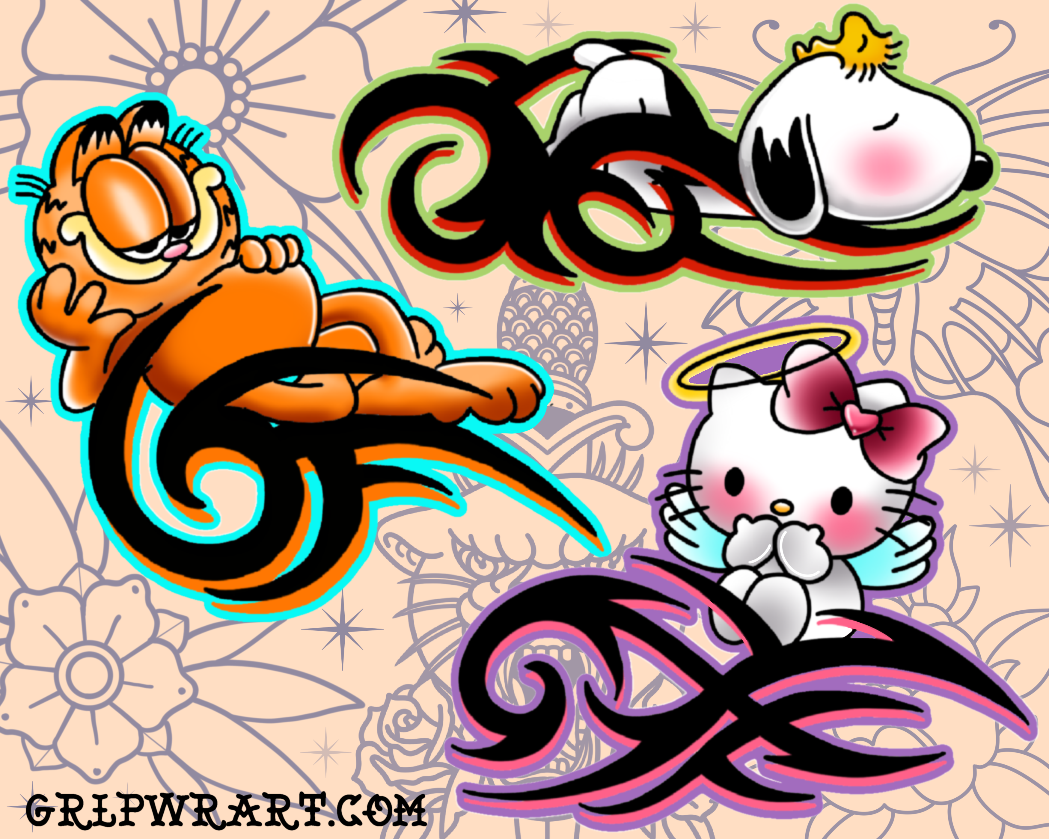 Tribal Cuties Sticker Sheet (Arriving soon!)
