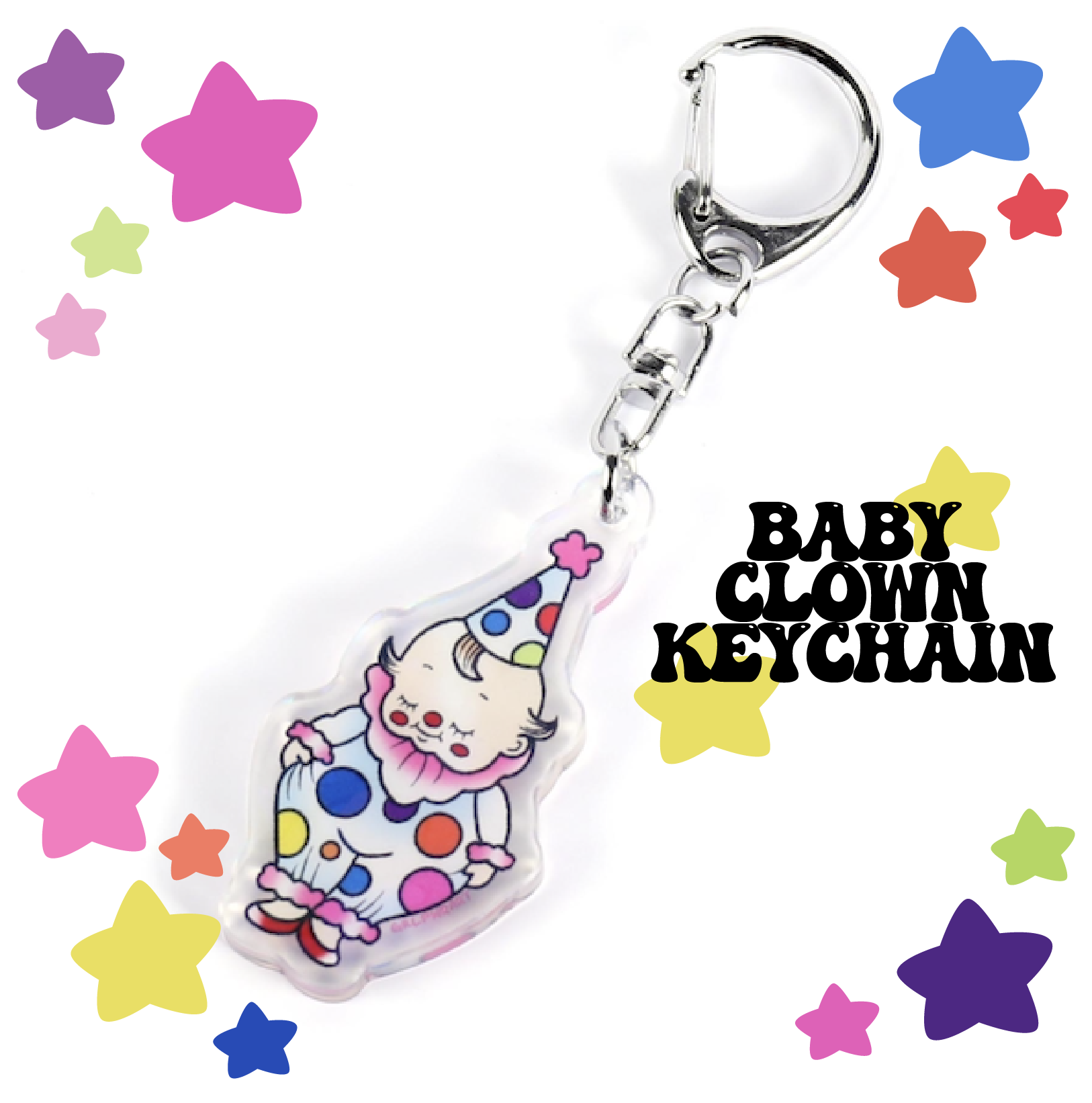 Baby Clown Keychain