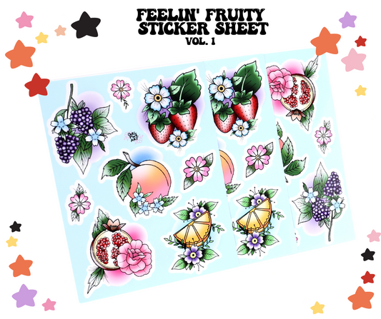 Feelin Fruity Sticker Sheets