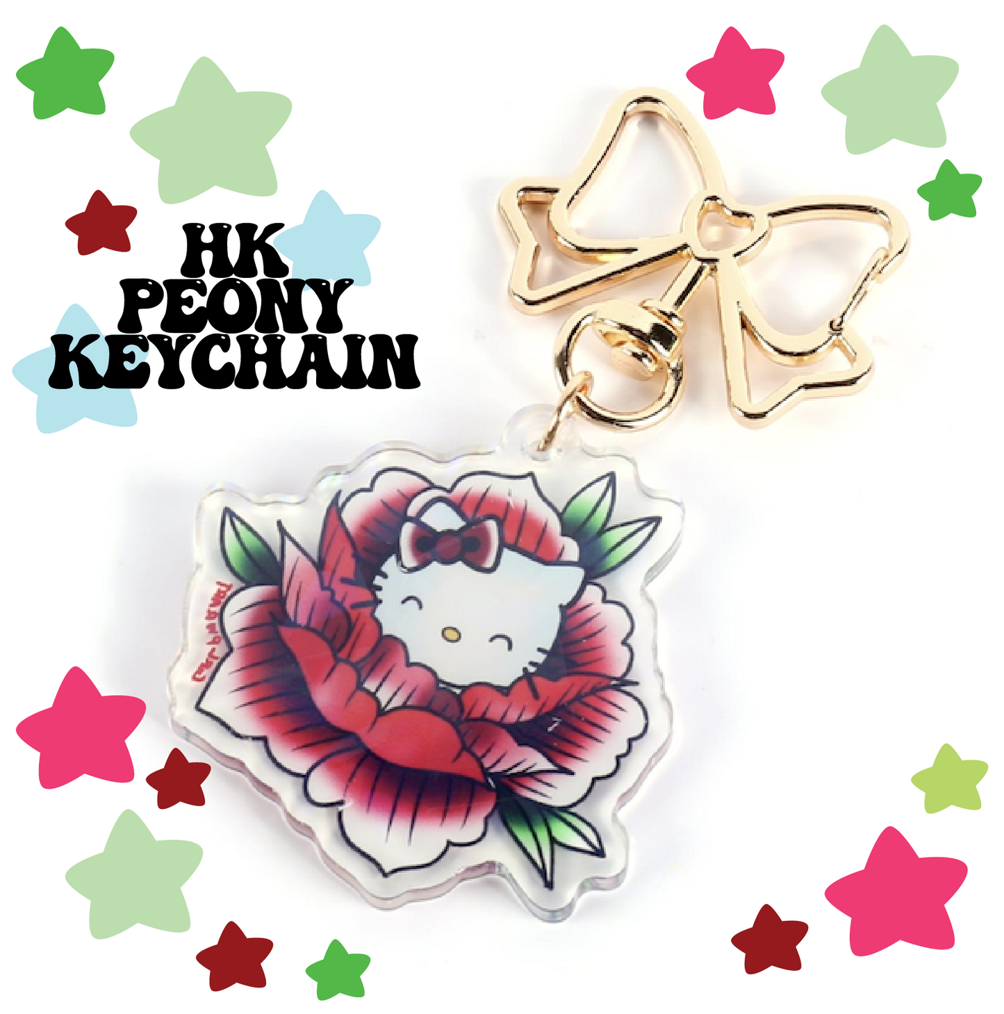 Sanrio Peonies Keychains