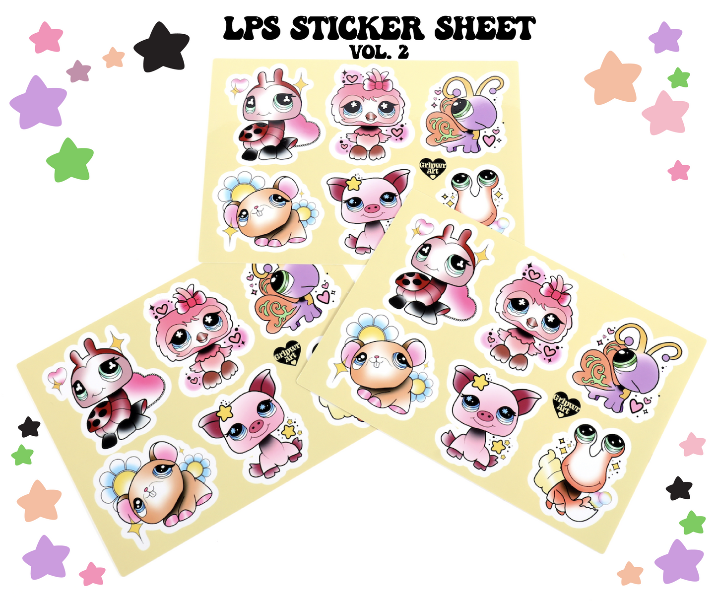 Littlest Pet Shop Sticker Sheets