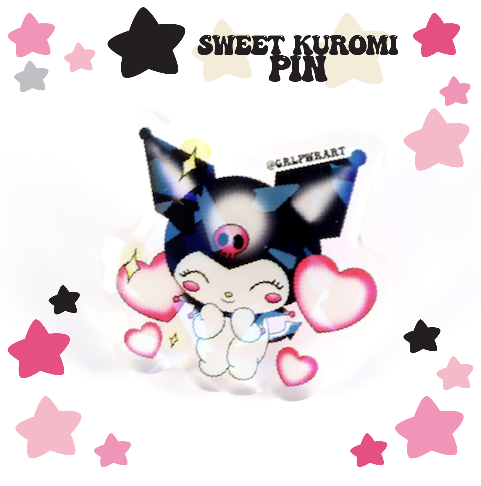 Sweet Kuromi Pins & Keychain