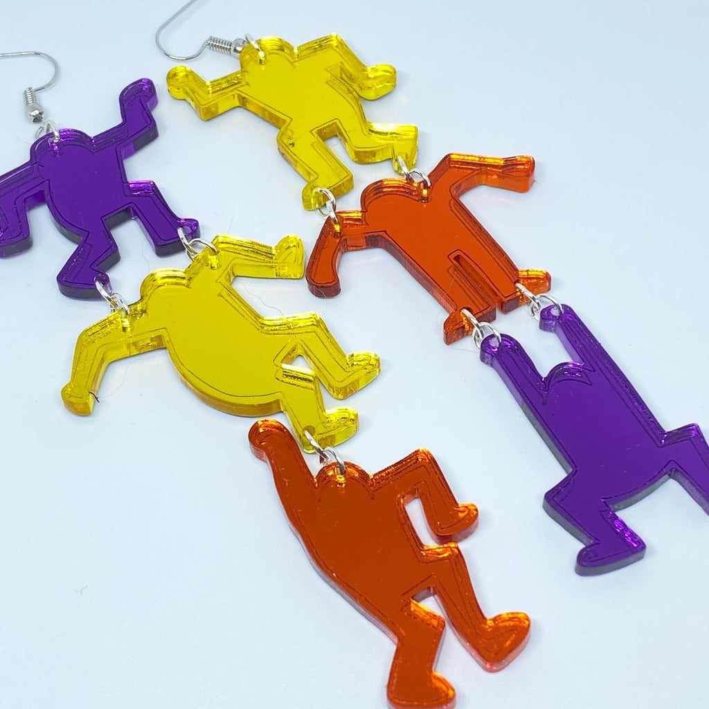 Keith Haring Statement Earrings 