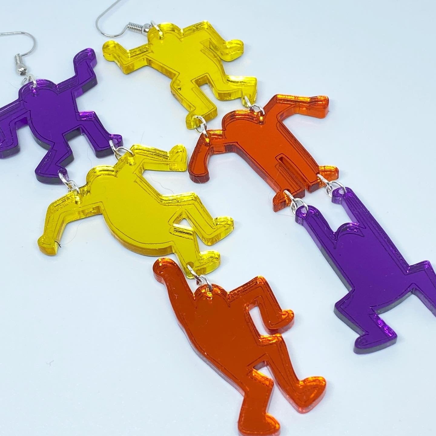 Keith Haring Statement Earrings 