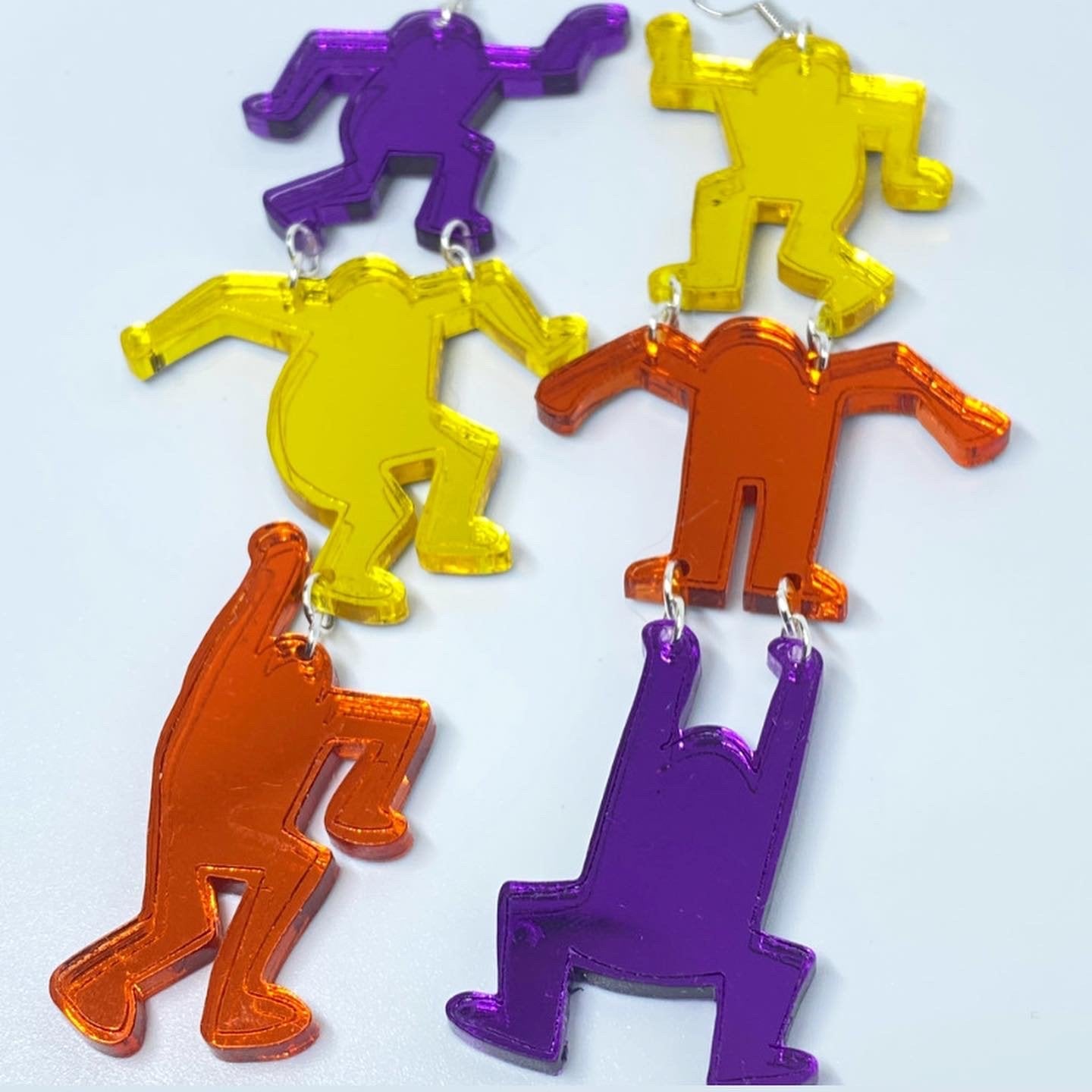 Keith Haring Statement Earrings 