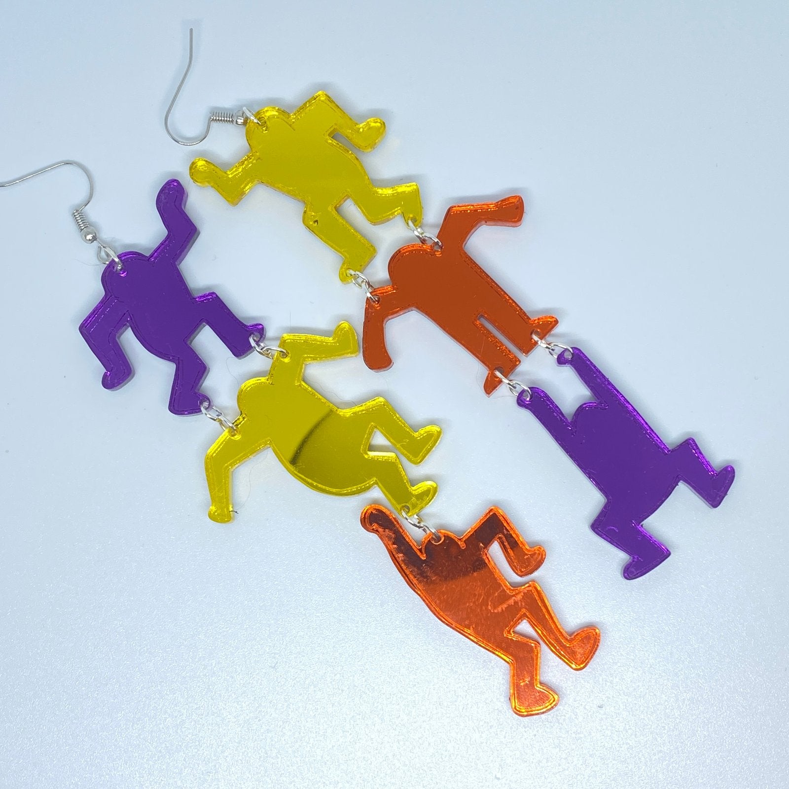 Keith Haring Statement Earrings 