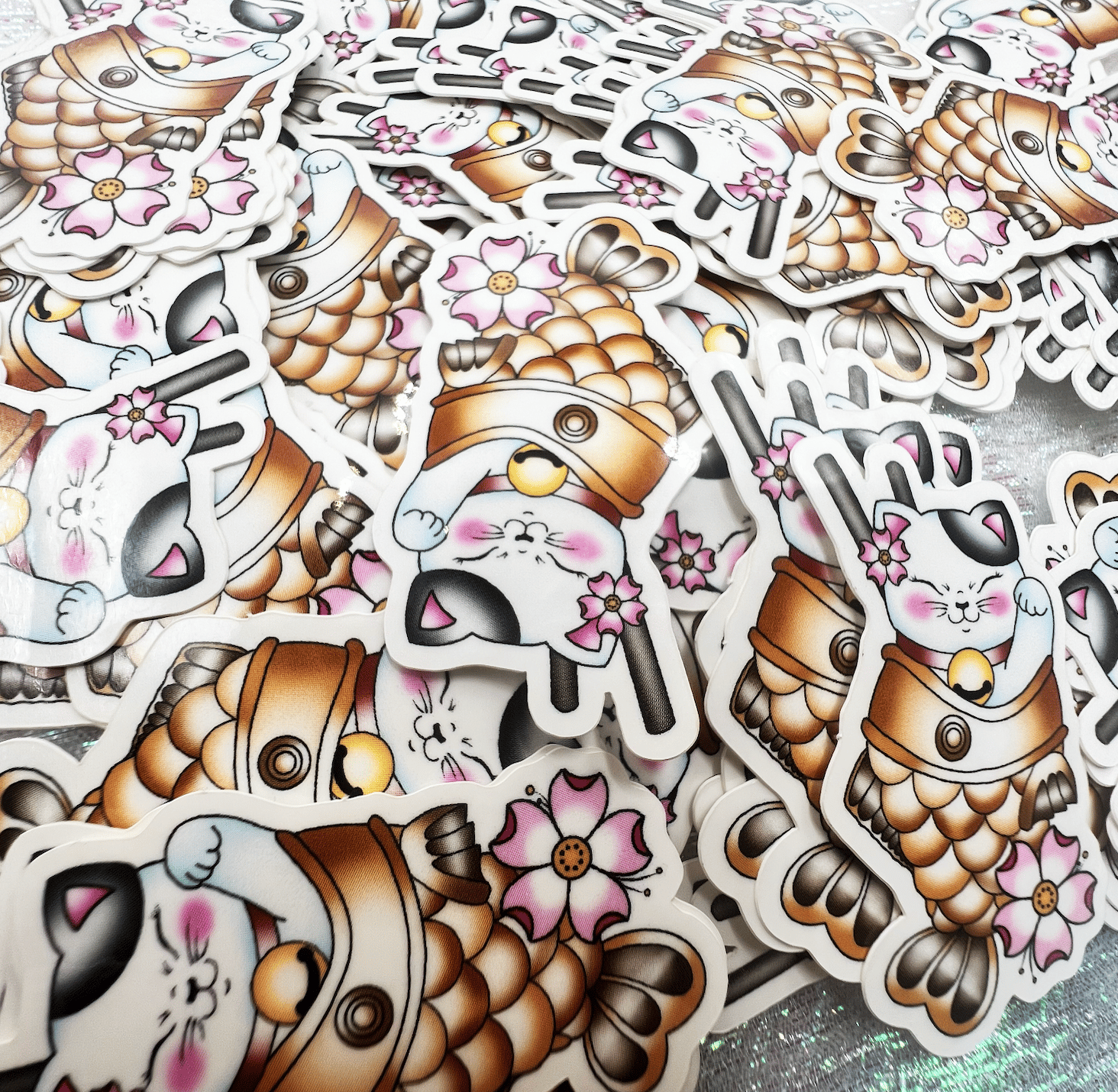 Taiyaki Cat Stickers