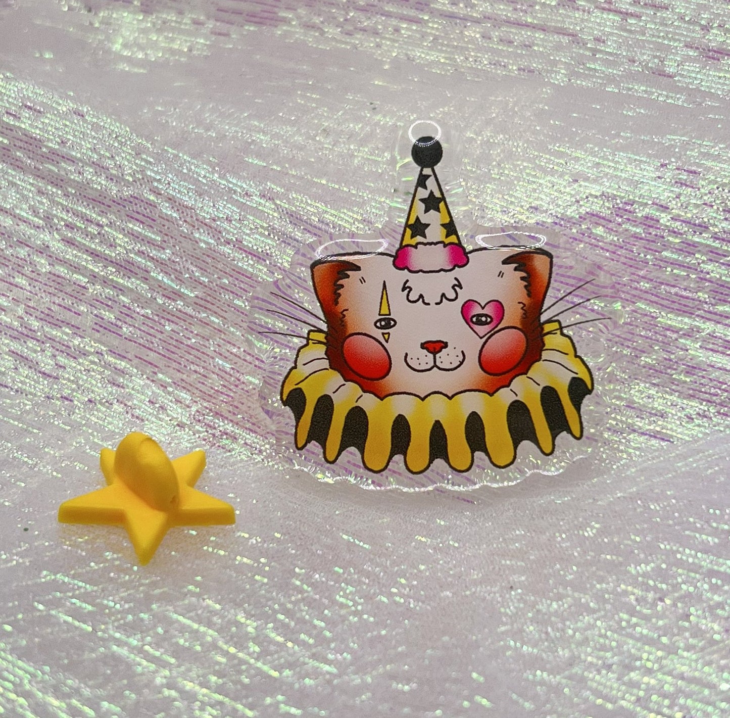 Clown Cat Pin